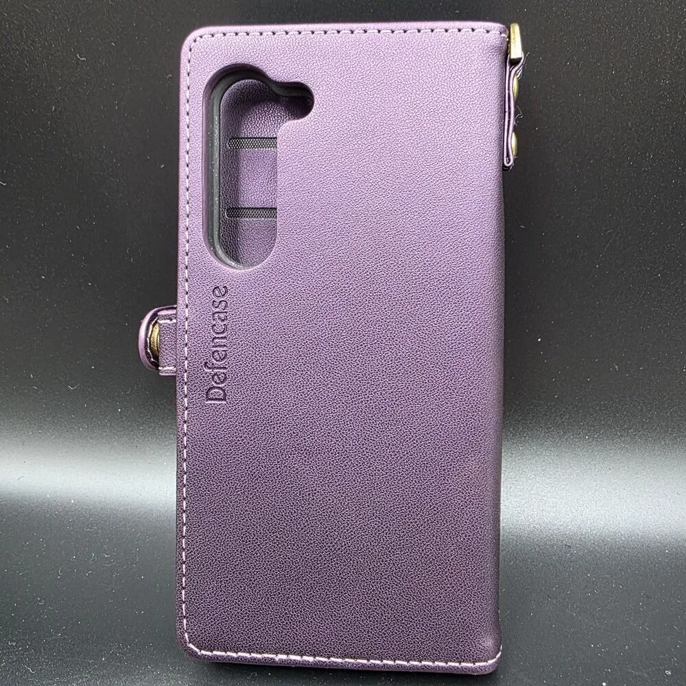 Defencase for Galaxy S23 Magnetic Wallet Case Compatible with Magsafe with RFID